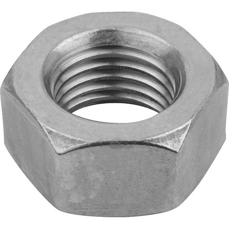 KIPP Hex Nut, M10, Stainless Steel, Not Graded, Bright Zinc Plated, 16.50 mm Ht K1145.110